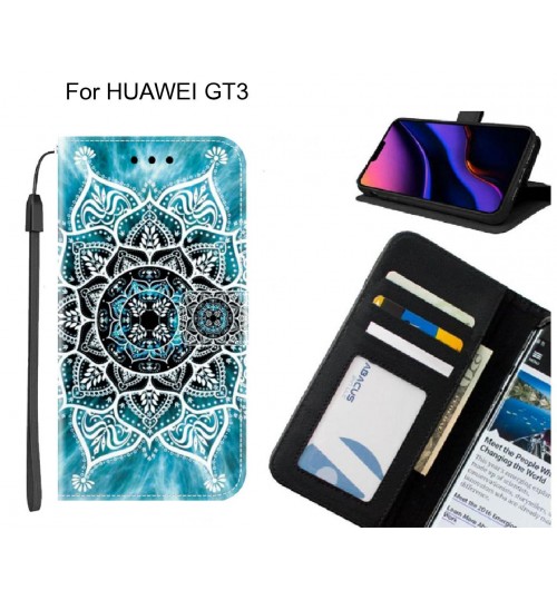 HUAWEI GT3 case leather wallet case printed ID