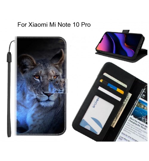 Xiaomi Mi Note 10 Pro case leather wallet case printed ID
