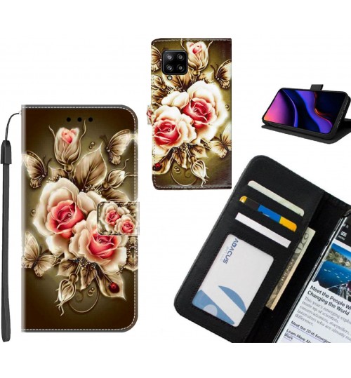 Samsung Galaxy A42 case leather wallet case printed ID