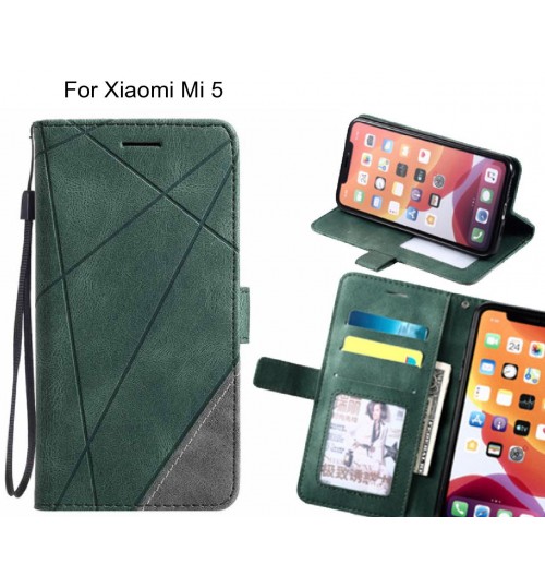 Xiaomi Mi 5 Case Wallet Premium Denim Leather Cover