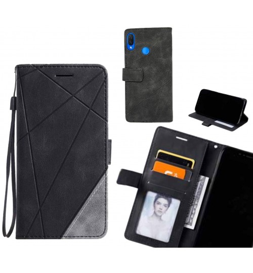 Huawei Nova 3I Case Wallet Premium Denim Leather Cover