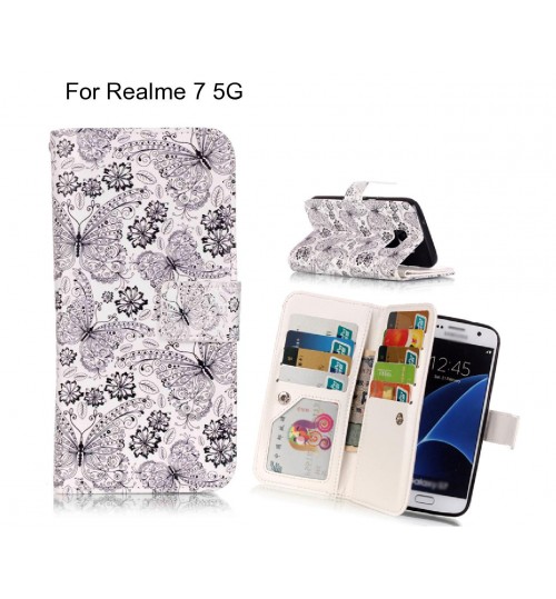 Realme 7 5G case Multifunction wallet leather case