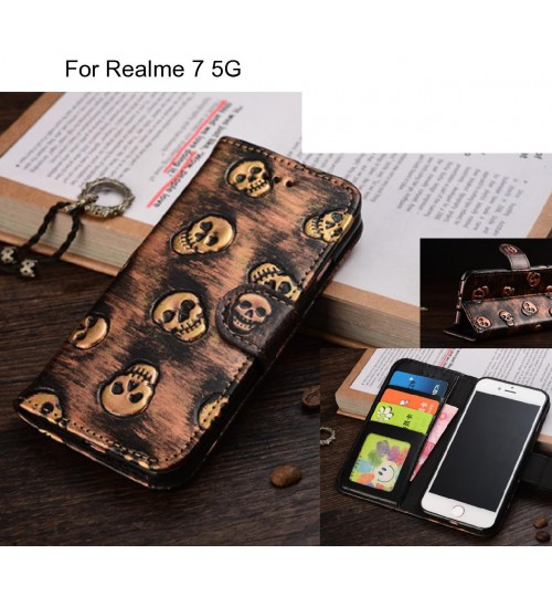 Realme 7 5G  case Leather Wallet Case Cover