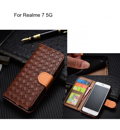 Realme 7 5G case Leather Wallet Case Cover