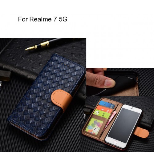 Realme 7 5G case Leather Wallet Case Cover