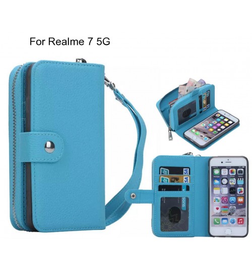 Realme 7 5G Case coin wallet case full wallet leather case