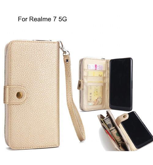 Realme 7 5G Case coin wallet case full wallet leather case