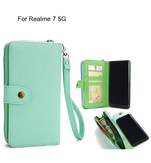 Realme 7 5G Case coin wallet case full wallet leather case