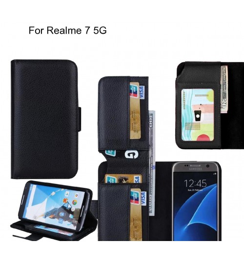 Realme 7 5G case Leather Wallet Case Cover