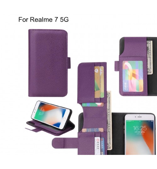 Realme 7 5G case Leather Wallet Case Cover