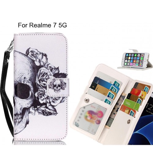 Realme 7 5G case Multifunction wallet leather case