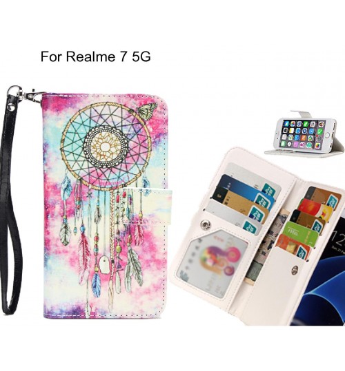 Realme 7 5G case Multifunction wallet leather case