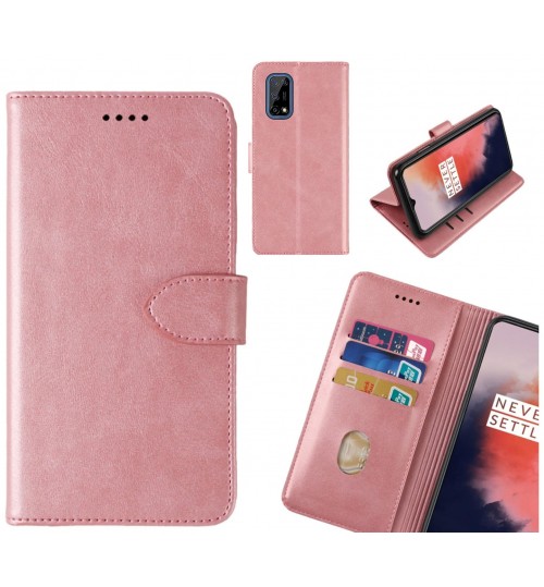 Realme 7 5G Case Premium Leather ID Wallet Case