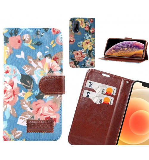 Realme 7 5G Case Floral Prints Wallet Case