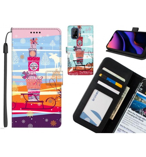 Realme 7 5G case leather wallet case printed ID