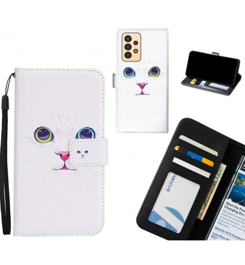 Samsung Galaxy A13 case 3 card leather wallet case printed ID