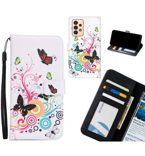 Samsung Galaxy A13 case 3 card leather wallet case printed ID