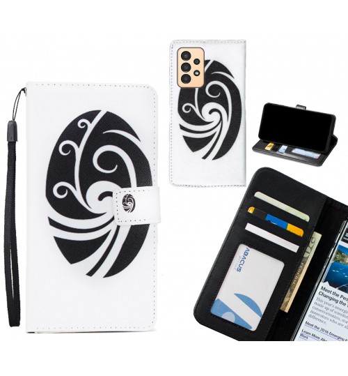 Samsung Galaxy A13 case 3 card leather wallet case printed ID