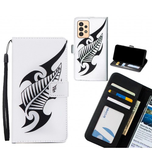 Samsung Galaxy A13 case 3 card leather wallet case printed ID