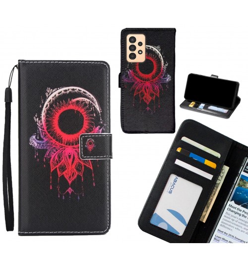 Samsung Galaxy A13 case 3 card leather wallet case printed ID