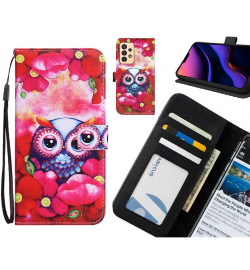 Samsung Galaxy A13 case 3 card leather wallet case printed ID