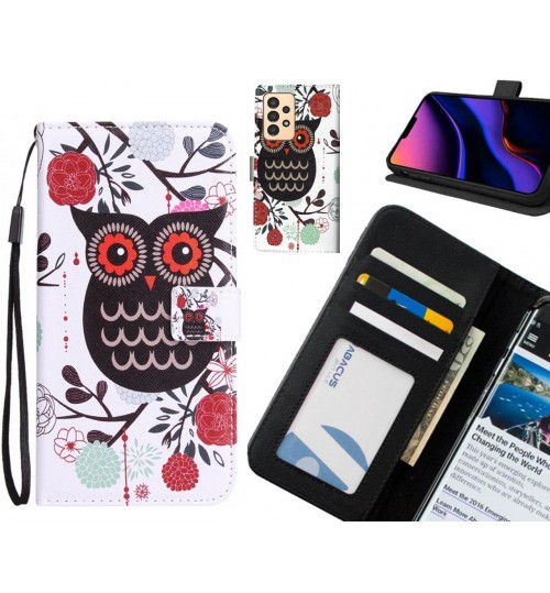 Samsung Galaxy A13 case 3 card leather wallet case printed ID