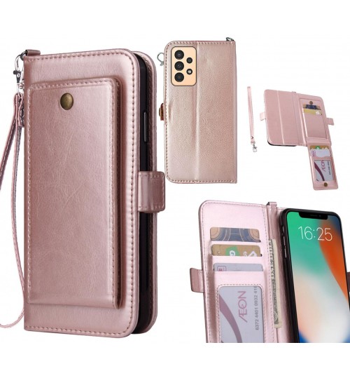 Samsung Galaxy A13 Case Retro Leather Wallet Case