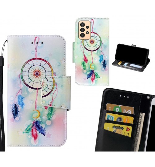 Samsung Galaxy A13 Case wallet fine leather case printed