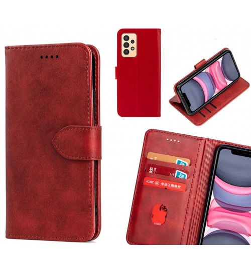 Samsung Galaxy A13 Case Premium Leather ID Wallet Case