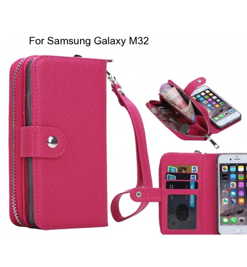 Samsung Galaxy M32 Case coin wallet case full wallet leather case