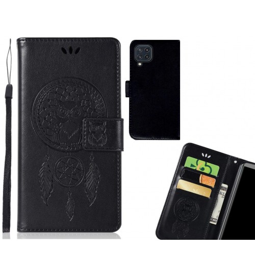 Samsung Galaxy M32 Case Embossed wallet case owl