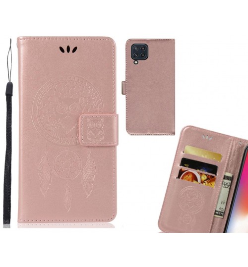 Samsung Galaxy M32 Case Embossed wallet case owl