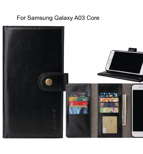 Samsung Galaxy A03 Core Case 9 slots wallet leather case