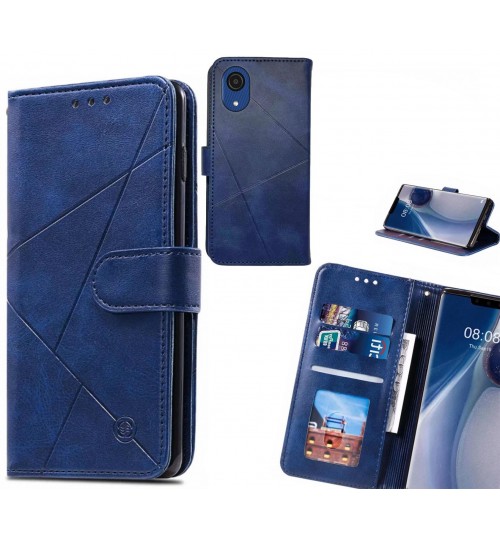 Samsung Galaxy A03 Core Case Fine Leather Wallet Case