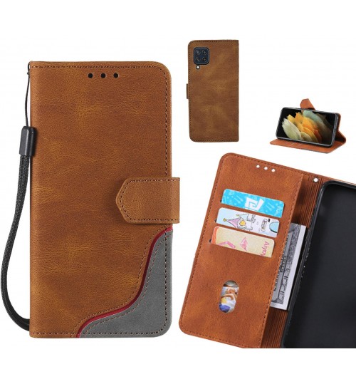 Samsung Galaxy M32 Case Wallet Denim Leather Case