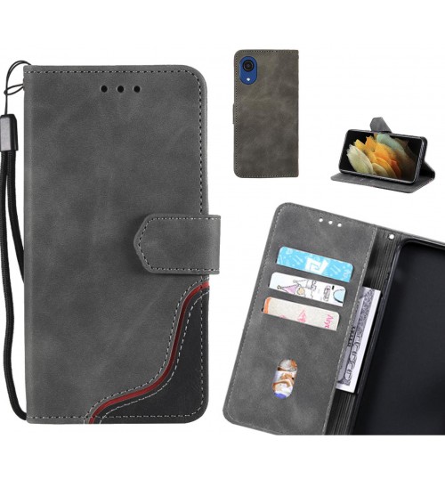 Samsung Galaxy A03 Core Case Wallet Denim Leather Case