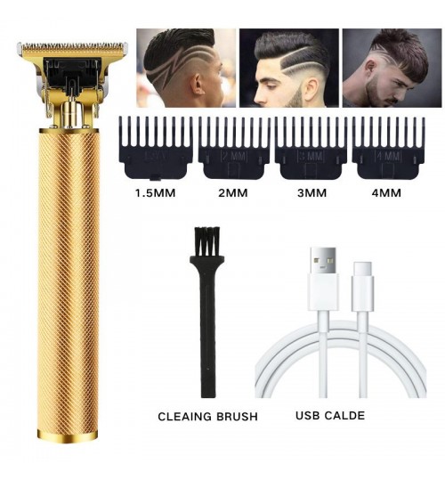 Hair Trimmer Shaver Clippers Cordless  -Gold