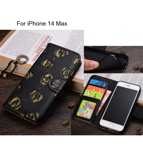 iPhone 14 Max  case Leather Wallet Case Cover