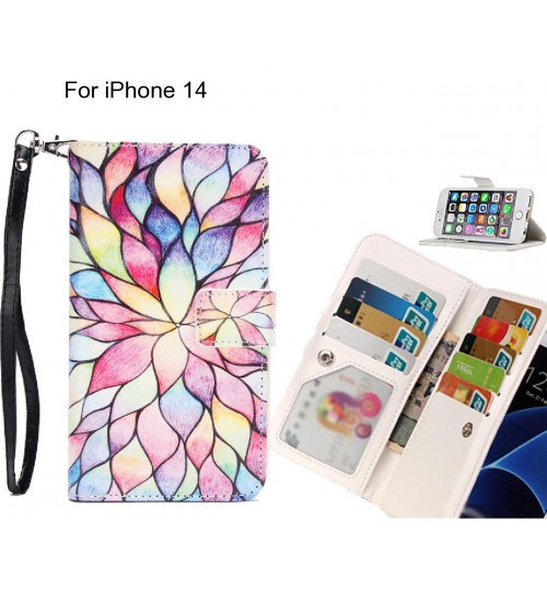 iPhone 14 case Multifunction wallet leather case