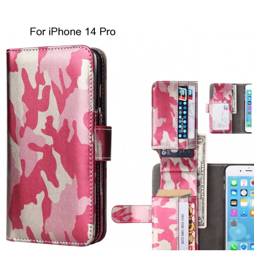 iPhone 14 Pro Case Wallet Leather Flip Case 7 Card Slots