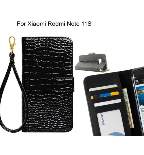 Xiaomi Redmi Note 11S case Croco wallet Leather case