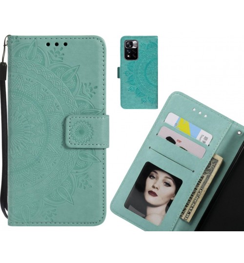 Xiaomi Redmi Note 11 Pro Case mandala embossed leather wallet case