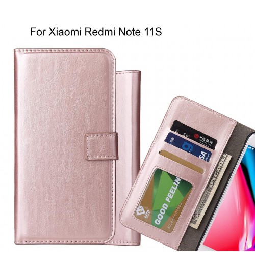 Xiaomi Redmi Note 11S Case Fine Leather Wallet Case