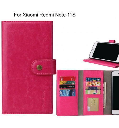 Xiaomi Redmi Note 11S Case 9 slots wallet leather case