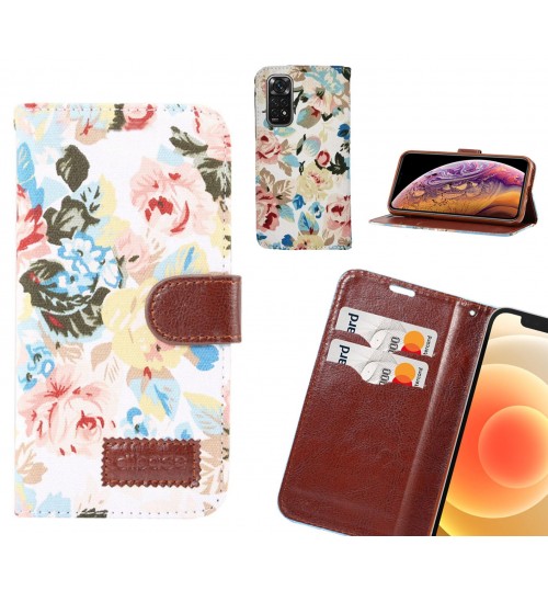 Xiaomi Redmi Note 11S Case Floral Prints Wallet Case