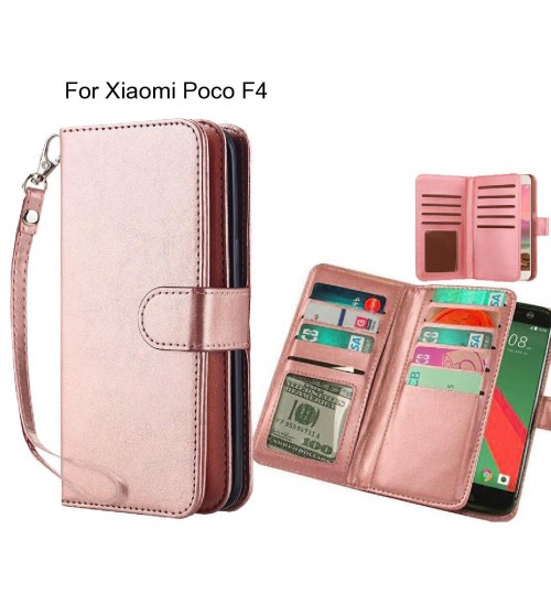 Xiaomi Poco F4 Case Multifunction wallet leather case