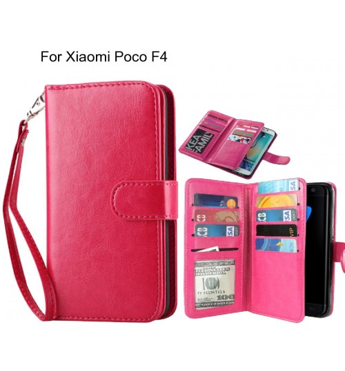 Xiaomi Poco F4 Case Multifunction wallet leather case