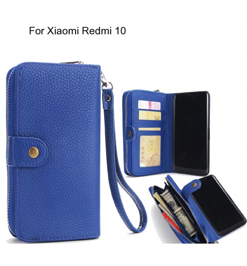 Xiaomi Redmi 10 Case coin wallet case full wallet leather case