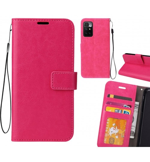 Xiaomi Redmi 10 case Fine leather wallet case