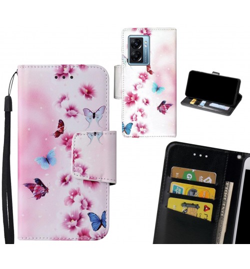 Oppo A77 2022 Case wallet fine leather case printed